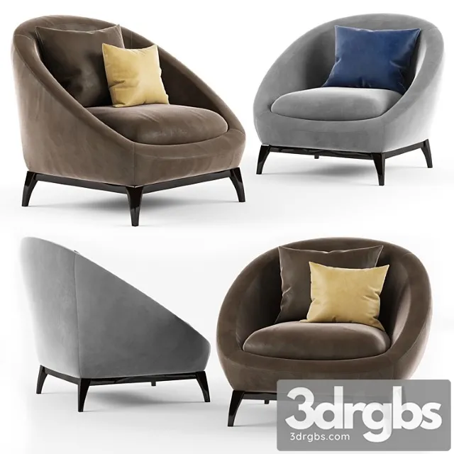 Capital collection passion armchair 3D Model Free