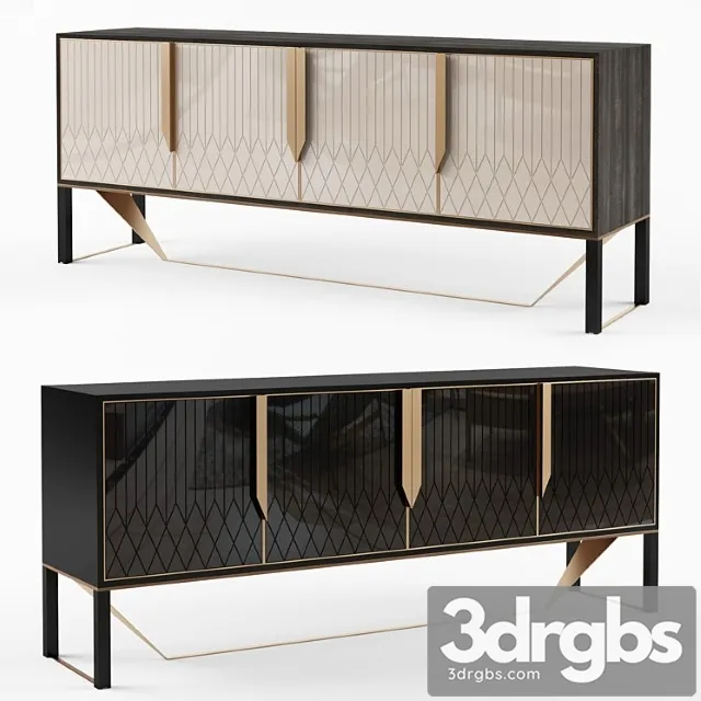 Capital collection prisma sideboard 2 3D Model Free