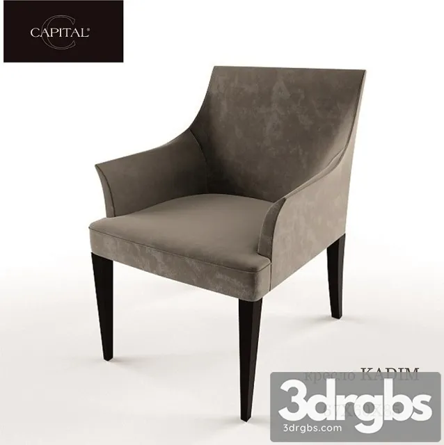 Capital Kadim Fabre Armchair 3D Model Free