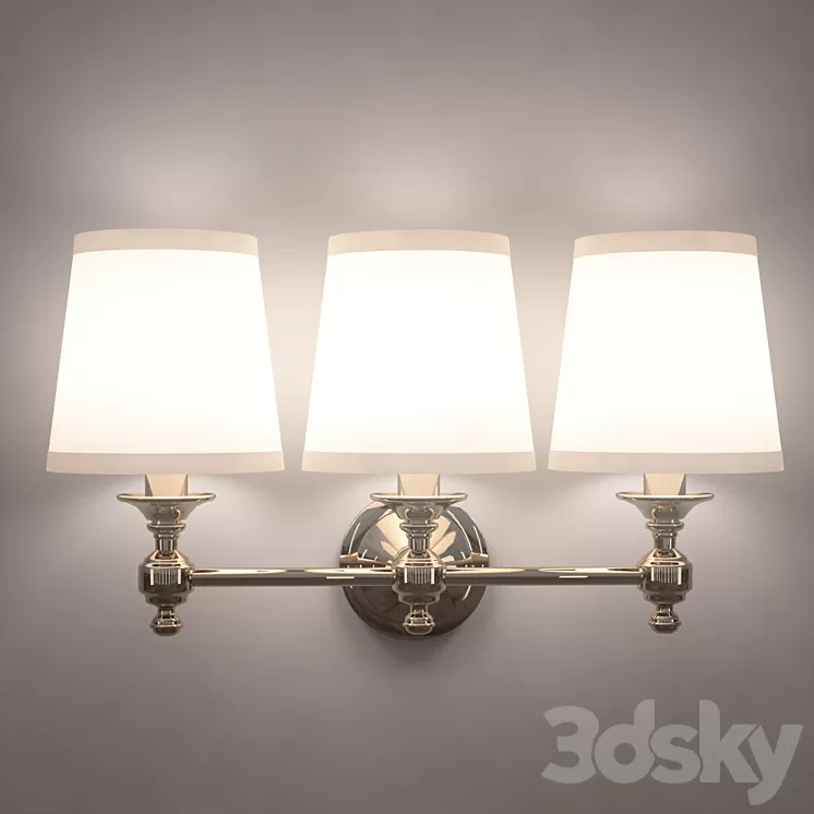Capital Lighting Midtown 3 Light Bath Vanity Light 3D Model