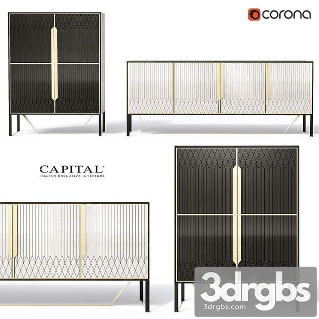 Capital prisma set 2 3D Model Free