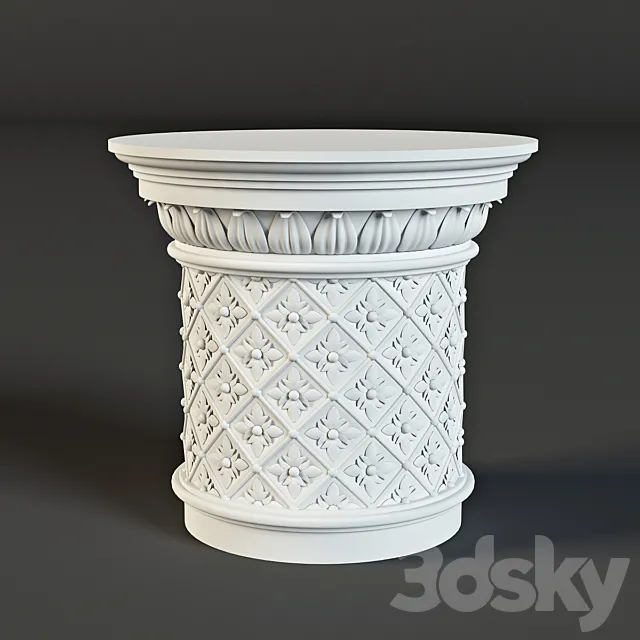 Capitel - stucco Baku 3DModel