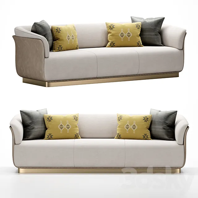 Capitol Collection_Allure Sofa 3D Model