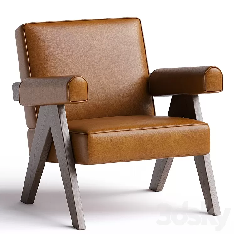 CAPITOL COMPLEX | Armchair by Cassina 3D Model Free