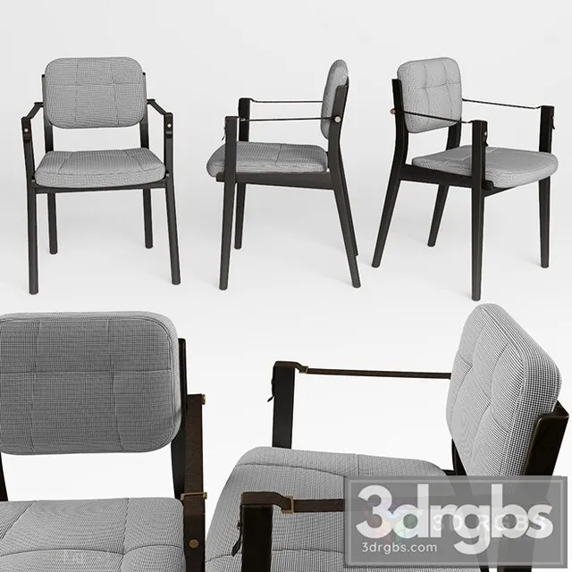 Capo Dining Armchair 3D Model Free