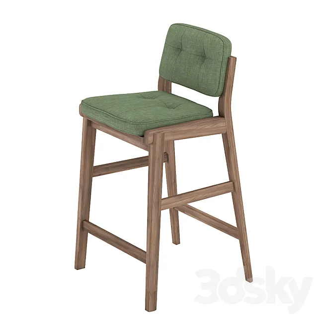 Capo Neri & Hu Bar Stool 3D Model