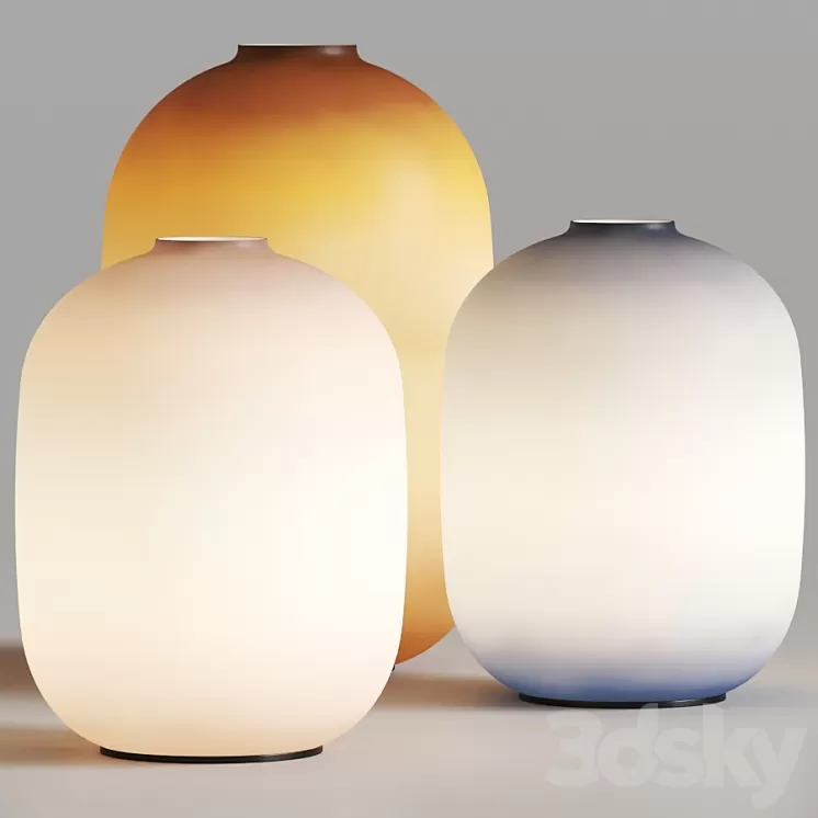 Cappellini Arya Floor Lamps 3D Model
