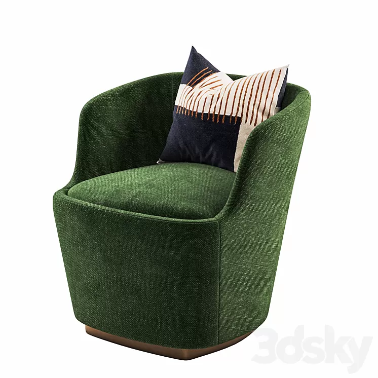Cappellini - Orla Small Chair by Jasper Morrison 3D Model