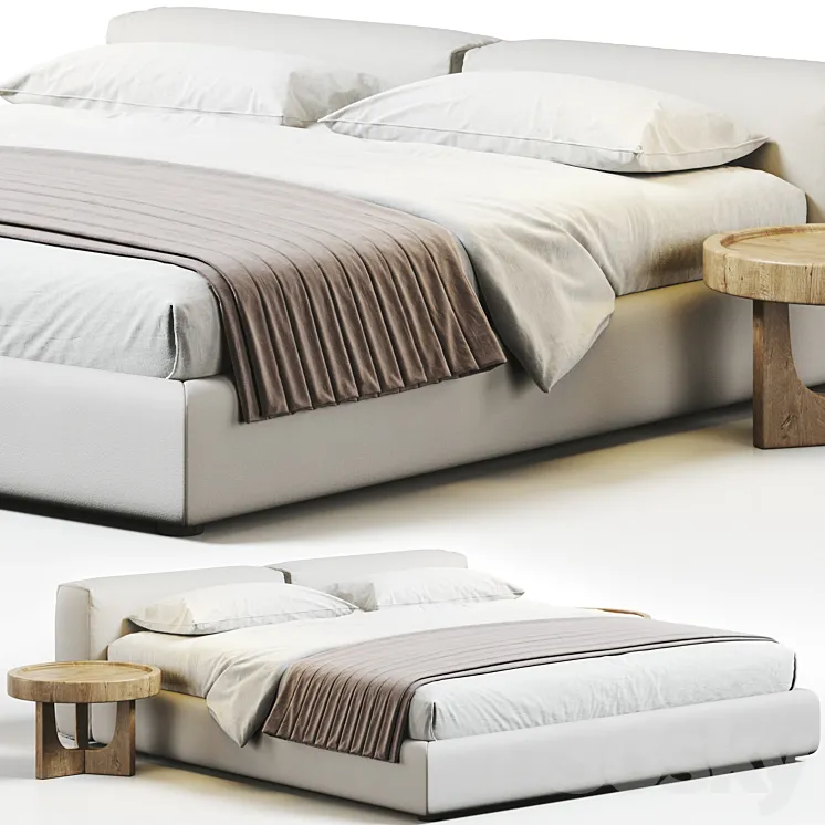 Cappellini Superlong Bed 3D Model Free