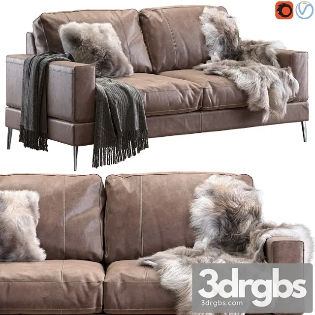 Capri sofa 183 cm  2 3D Model Free