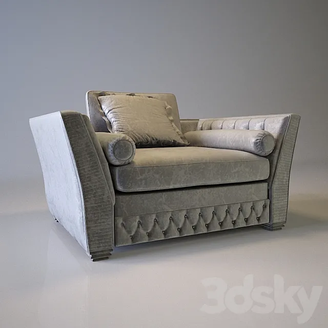 Capri Zanaboni Armchair 3D Model