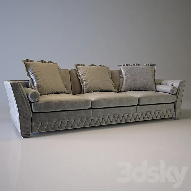 Capri Zanaboni Sofa 3D Model
