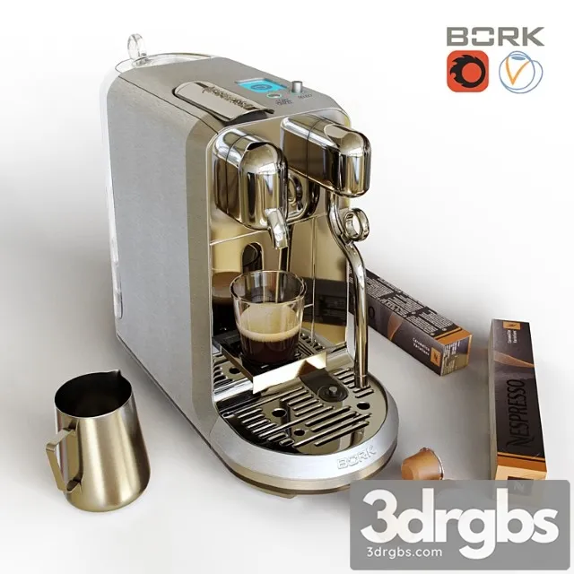 Capsule Coffee Bork C830 Creatista Plus 3D Model Free