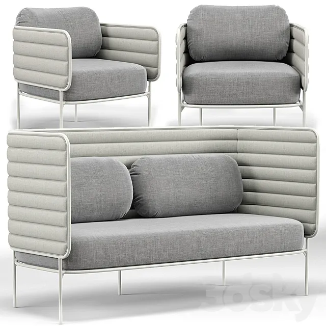 Capsule Outdoor Settee And Lounge Chair Free Download