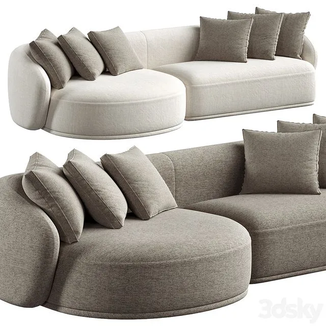 Capsule sofa 3D Model