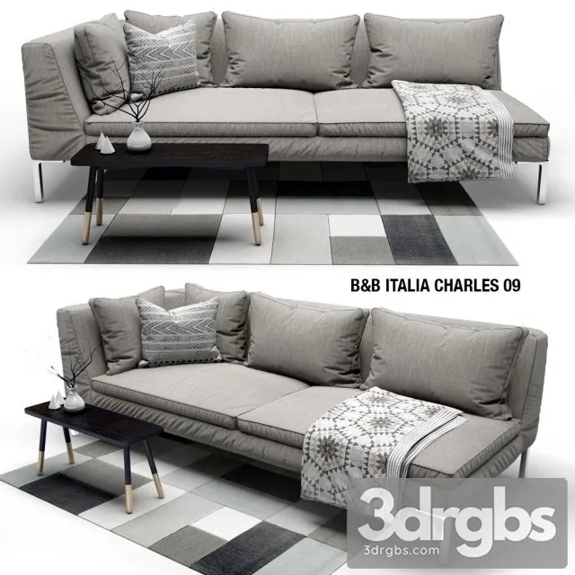 Caption Gray BB Italy Charles 3D Model Free