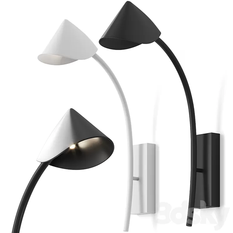 Capuccina by Mantra Wall Lamp 3D Model Free