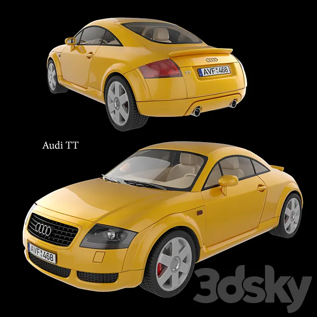 Car Audi TT 3D Model