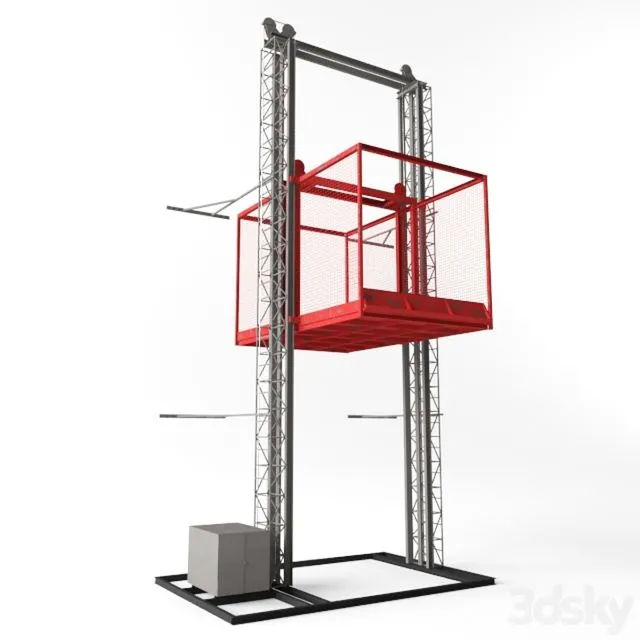 Car lift lift 3D Model