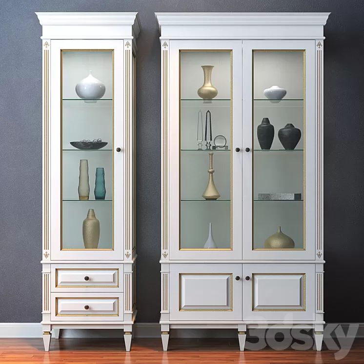 Cara Hardwood New Cabinets 3D Model