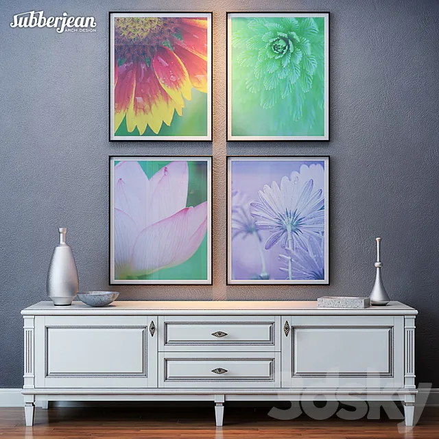 Cara Hardwood TV 3DModel