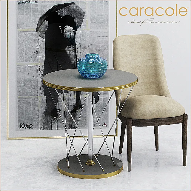 CARACOLE ART MET-ENDTAB-003 3DModel