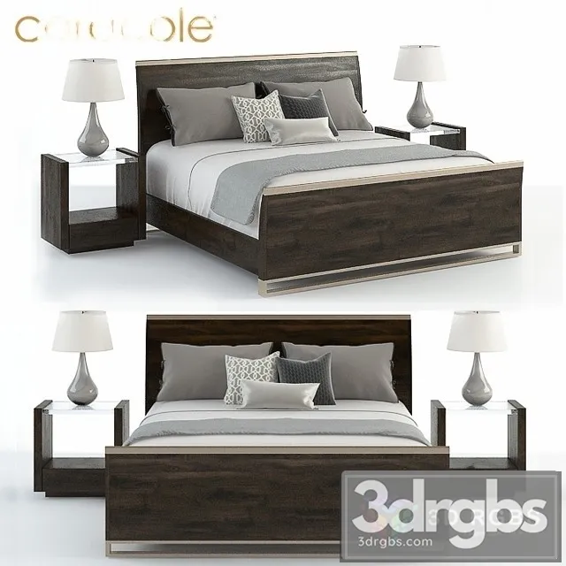 Caracole Bed  Night Cap 3D Model Free