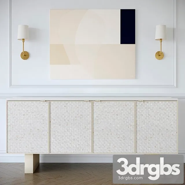 Caracole - bomb shell circa - go lightly sconce 2 3D Model Free