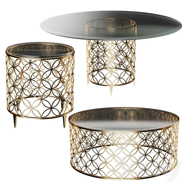 Caracole Bubbling Set 3DModel