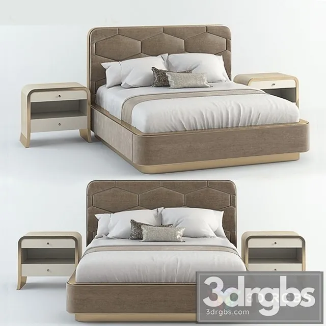 Caracole Dreams Come True Bed 3D Model Free