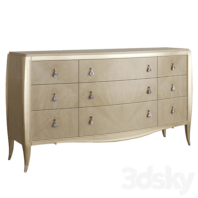 Caracole - FAN CLUB DRESSER 3D Model