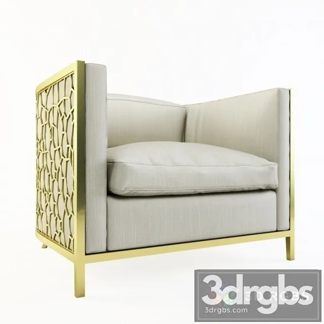 Caracole Ice Breaker Armchair 3D Model Free