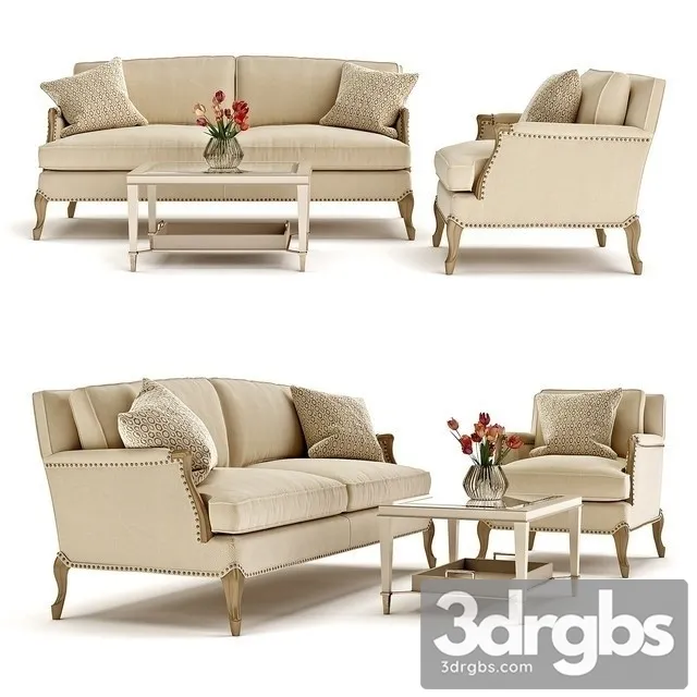 Caracole Sofa 3D Model Free