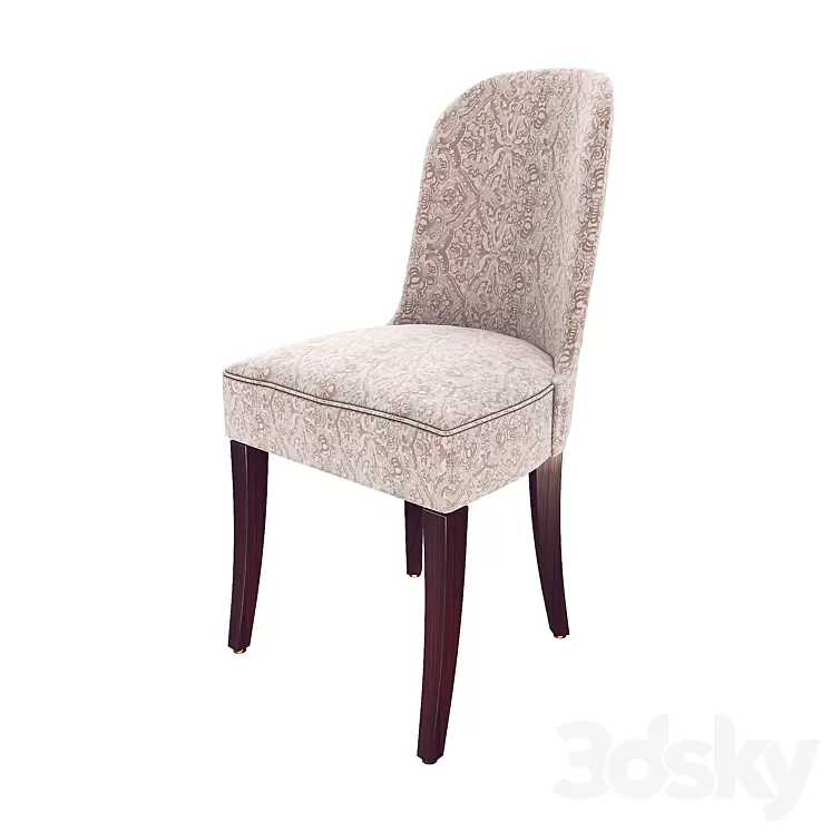 Caracole Streamline Side Chair M022-417-281 3D Model