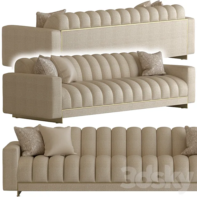 Caracole - The Well - Balanced Sofa 3D Model