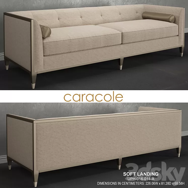 CARACOLE_SOFT LANDING_SOFA 3D Model