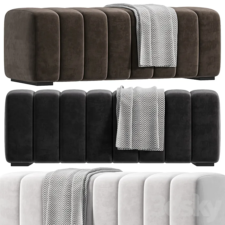 Caraeme Bench By Marinahome 3D Model Free