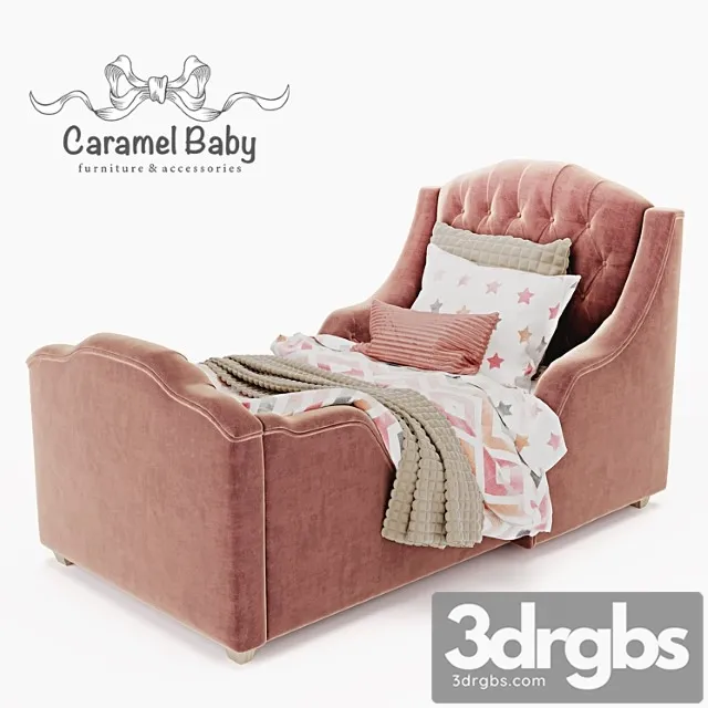 Caramelbaby  Bed Bunny 3D Model Free