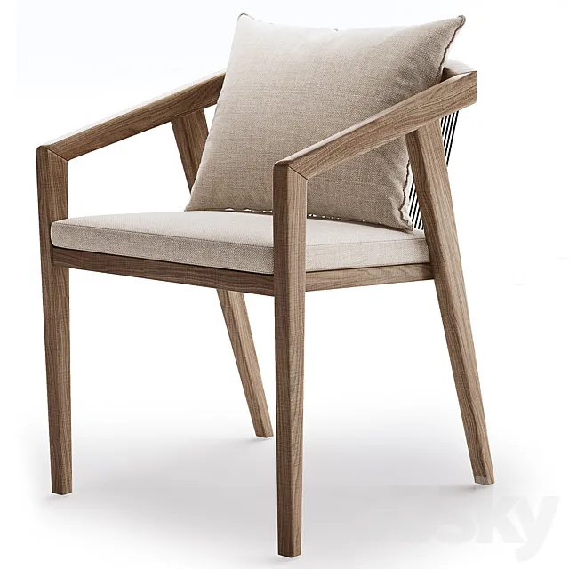 CARDRONA DINING CHAIR 3D Model