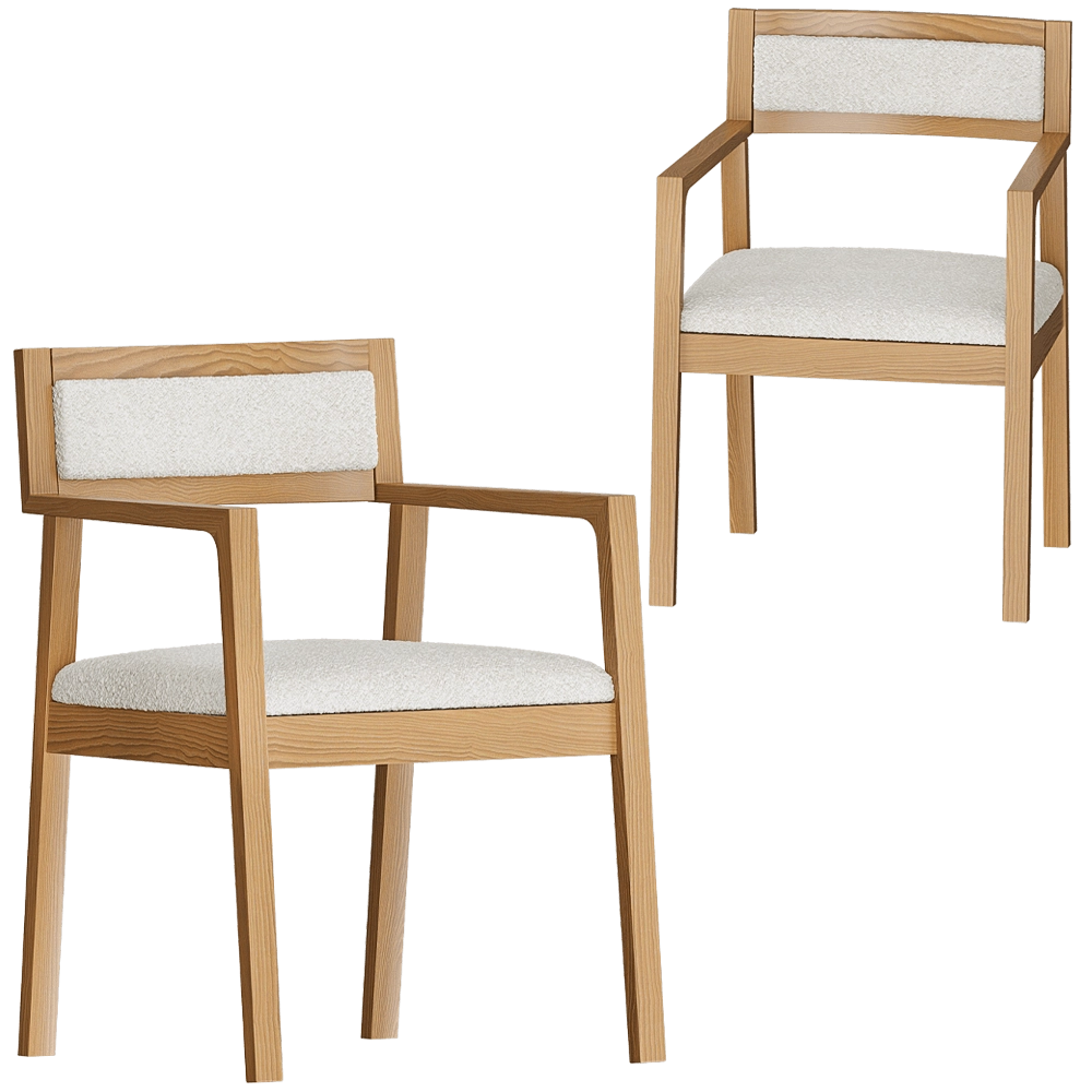 Carel Woodworks - Armchair Ivy 3D Model