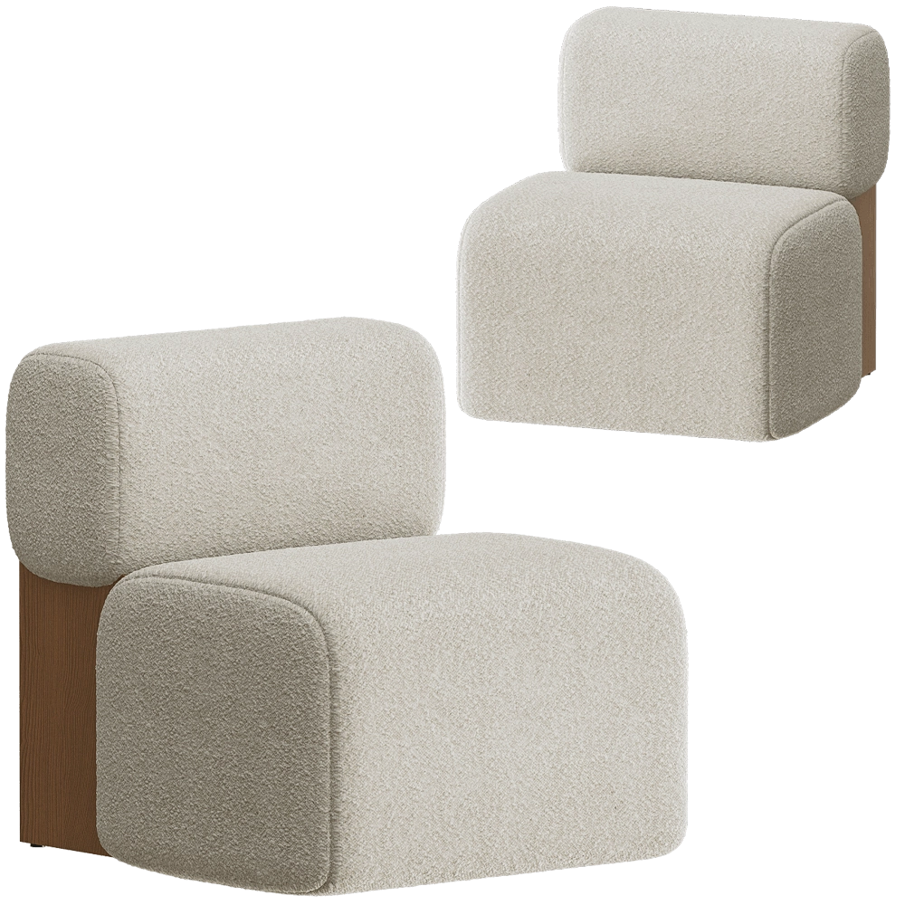 Carel Woodworks - Armchair Mew 3D Model