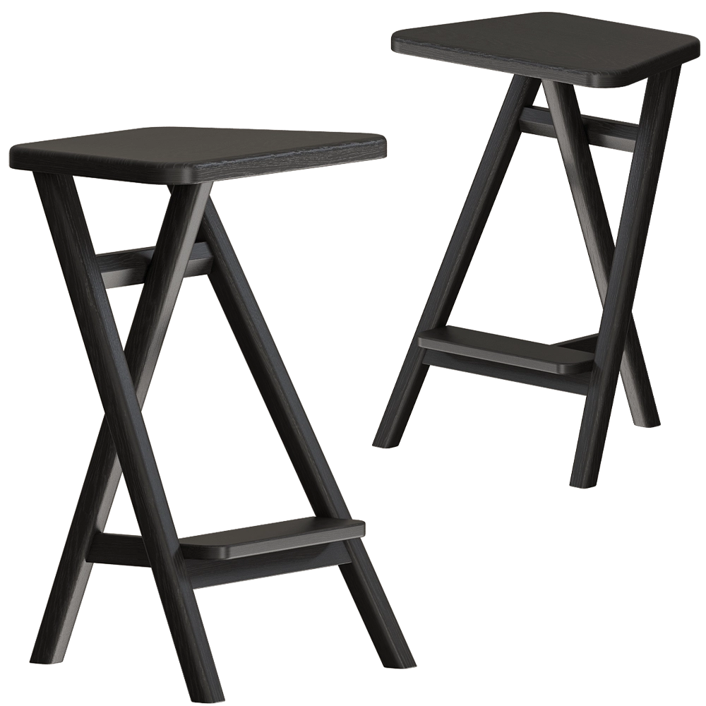 Carel Woodworks - Bar stool Venom 3D Model