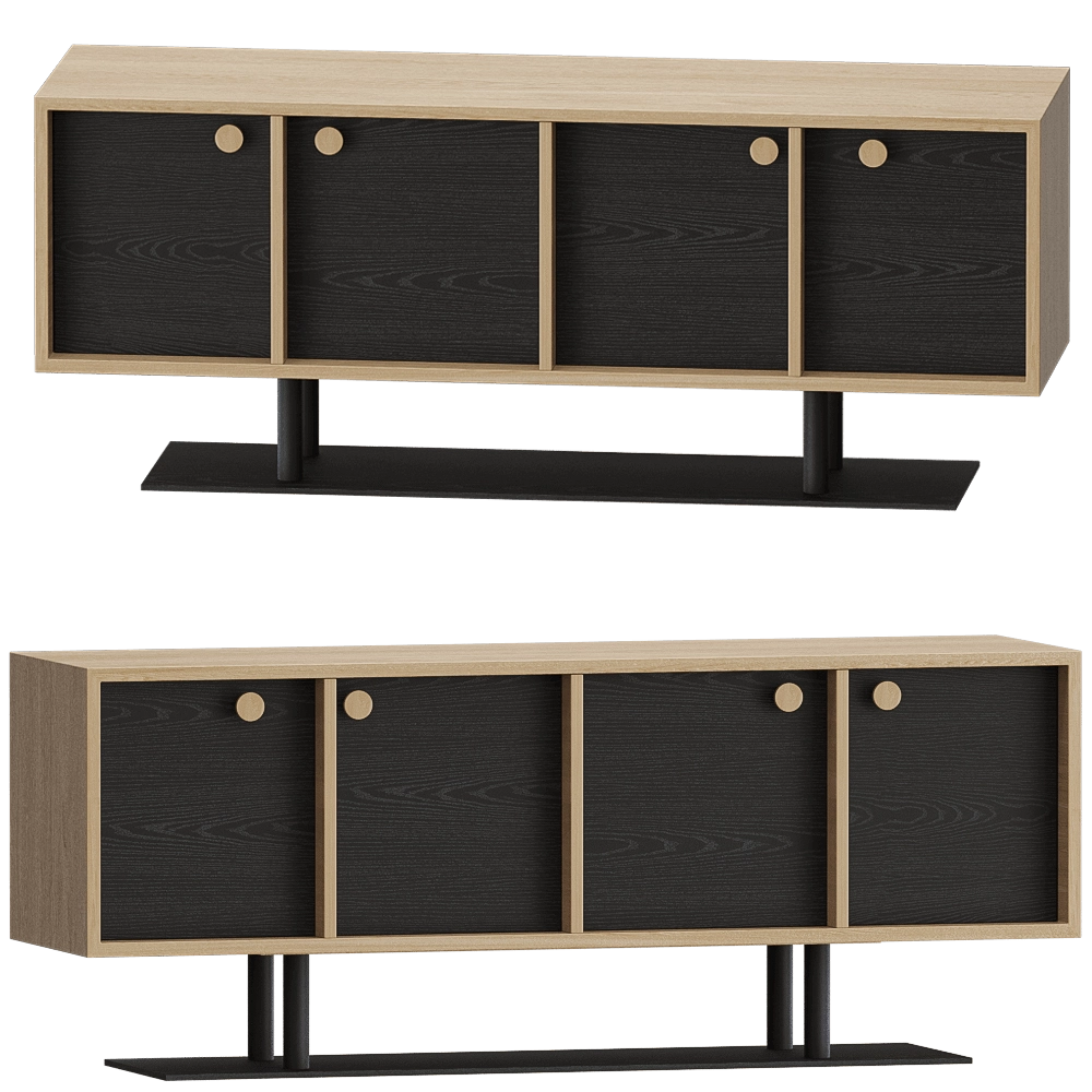 Carel Woodworks - Chest of drawer Buttons 1 3D Model