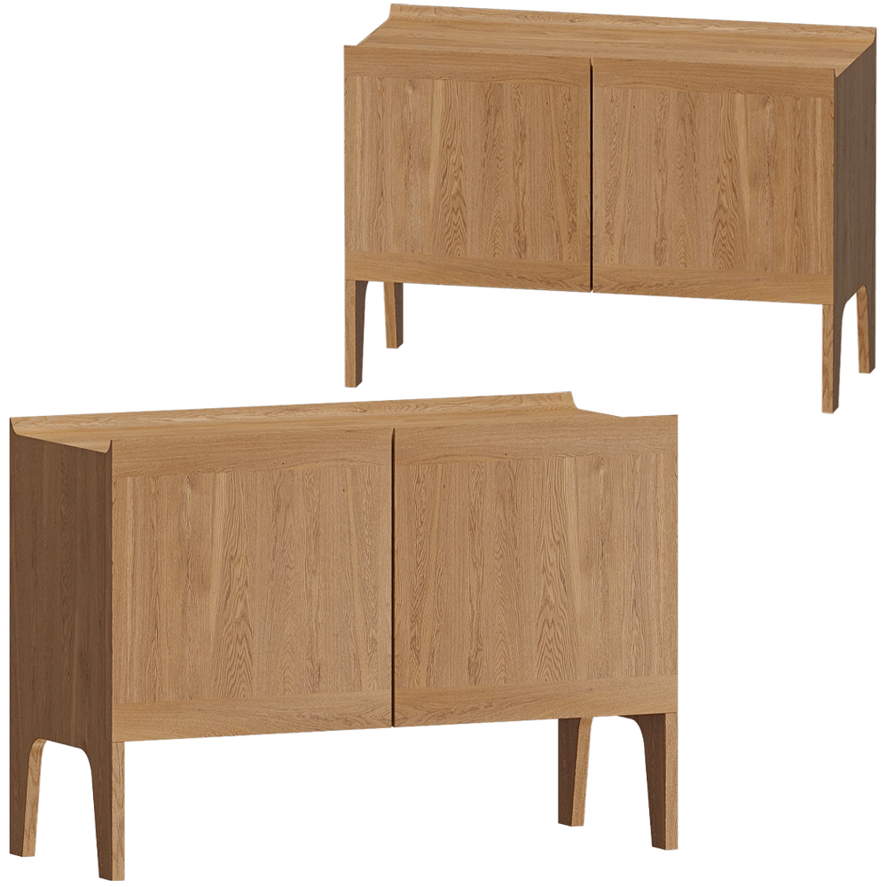 Carel Woodworks - Chest of drawers Heron Credenza 3D Model