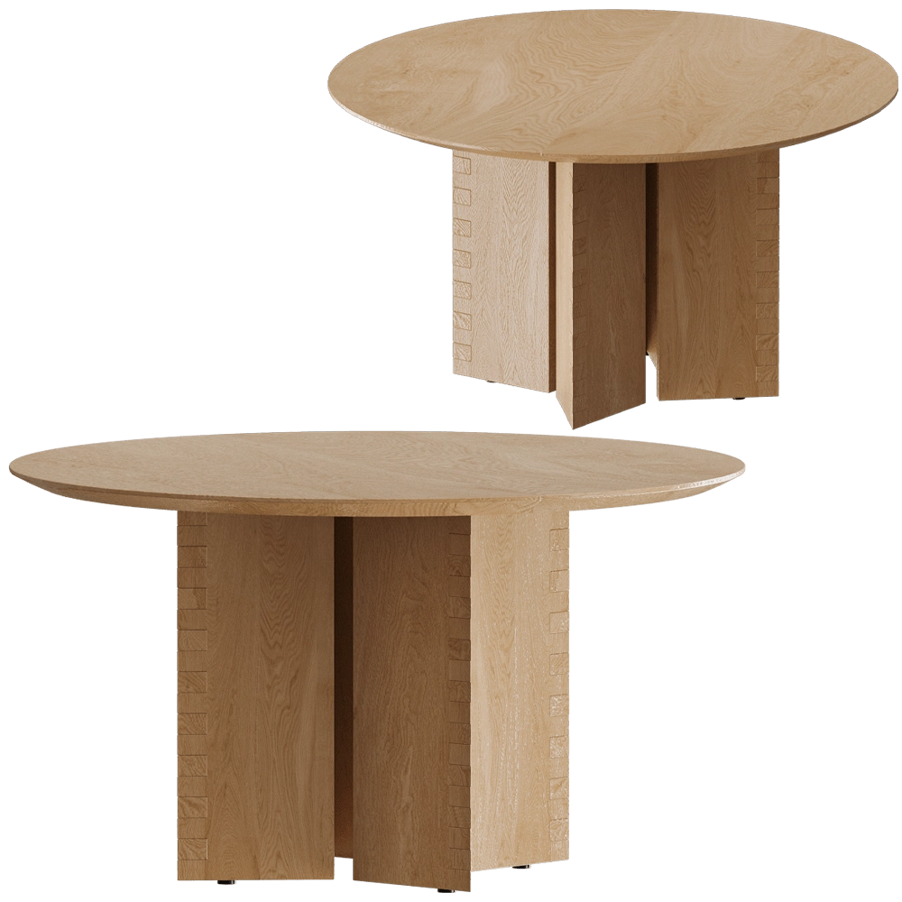 Carel Woodworks - Coffee table Angus 700 3D Model
