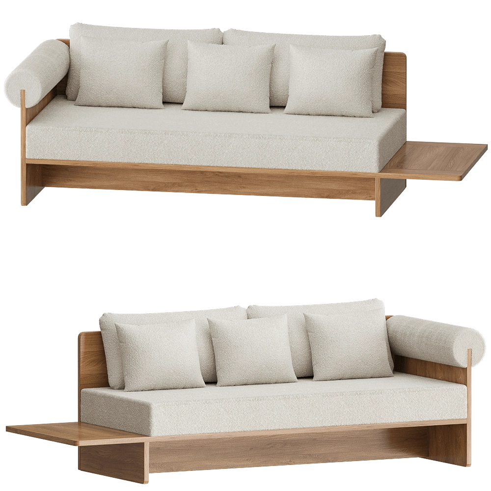 Carel Woodworks - Sofa Badmash 3D Model