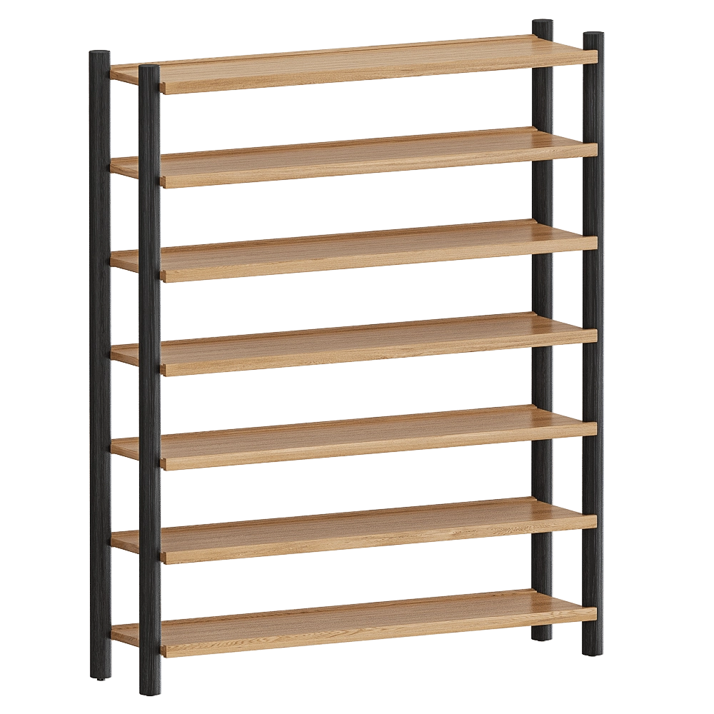 Carel Woodworks - Steekla Open Storage 3D Model