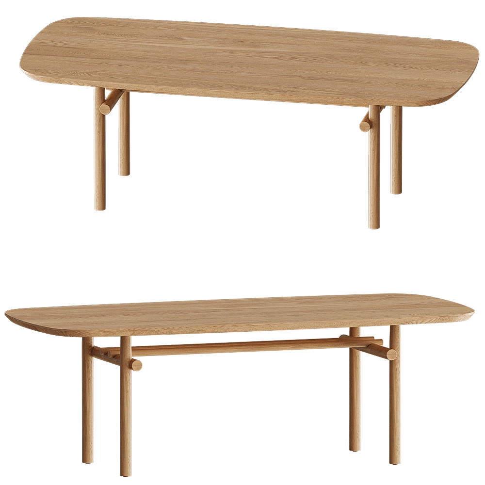 Carel Woodworks - Table Steekla 3D Model