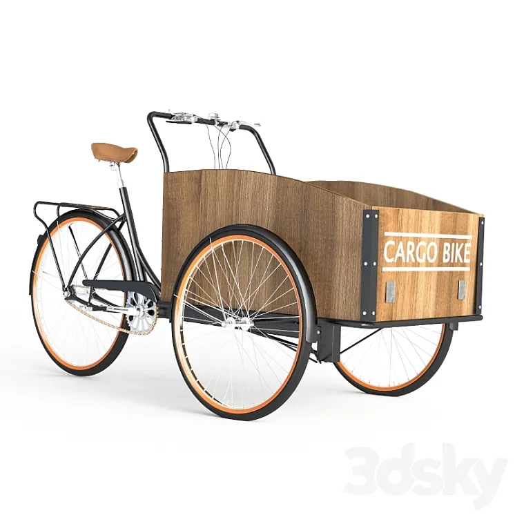 Cargo bike 3D Model Free