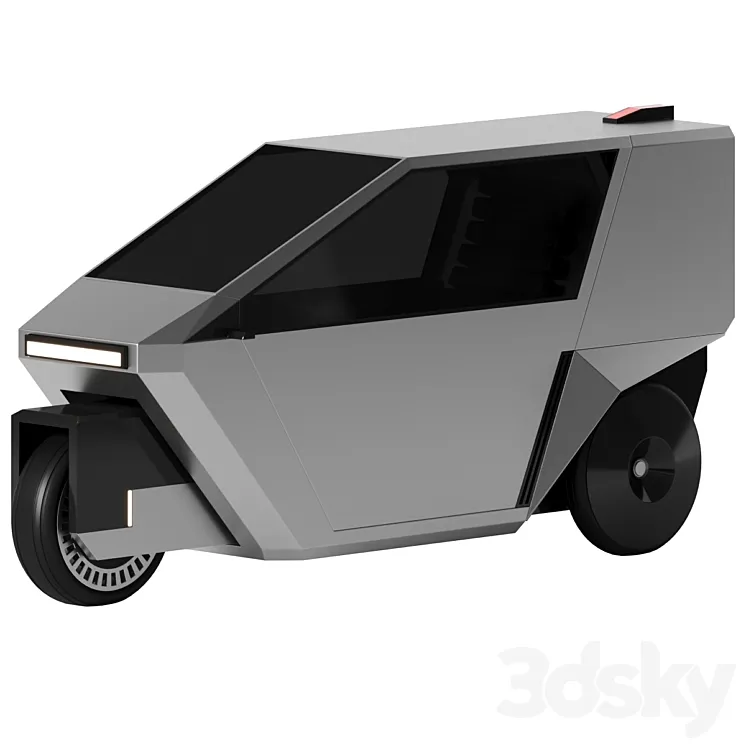 Cargo MOTO concept 3D Model Free